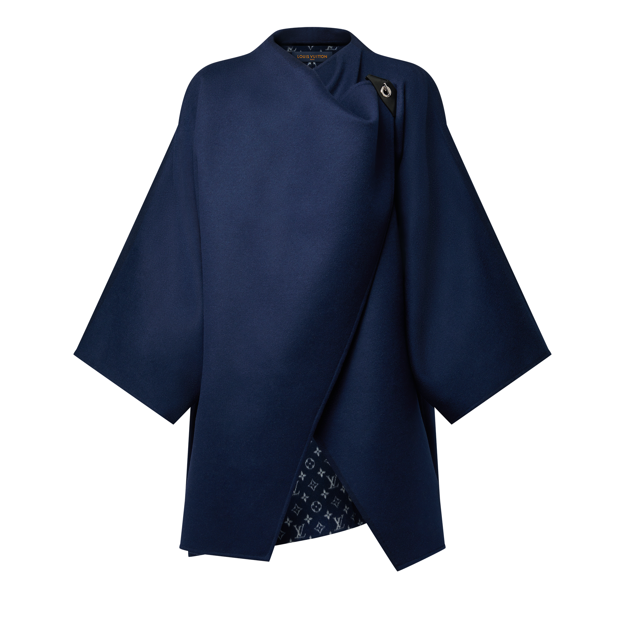 ルイヴィトンラムレザーコートジャケットアンゴラカシゴラ羊革LV 34